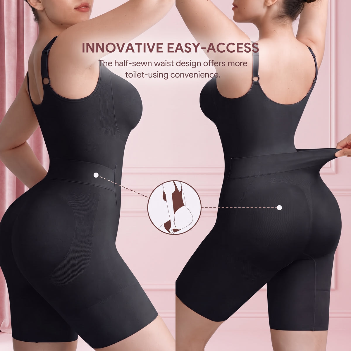 Curvia Back-Opening Sculpting Bodysuit