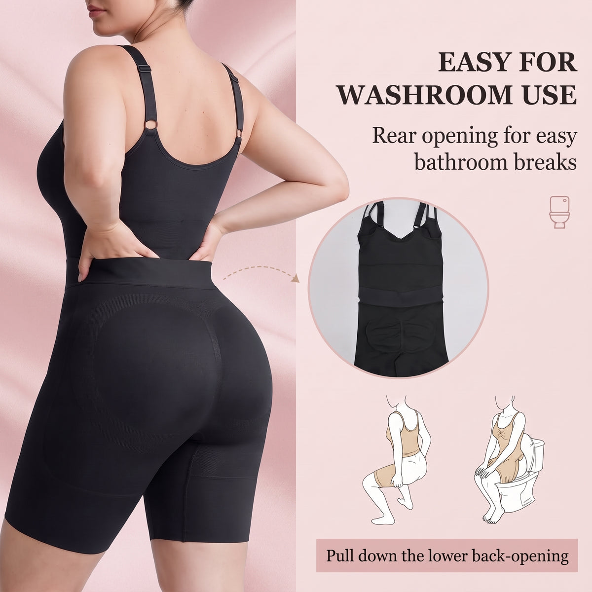 Curvia Back-Opening Sculpting Bodysuit