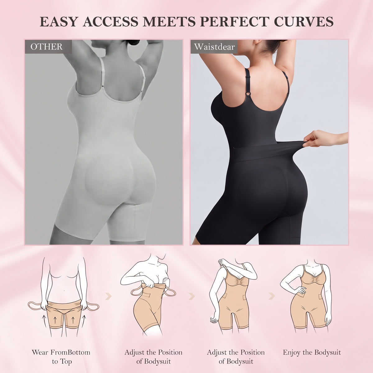 Curvia Back-Opening Sculpting Bodysuit