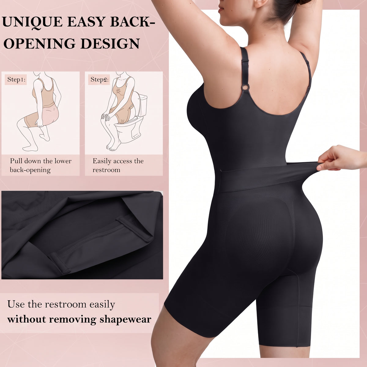 Curvia Back-Opening Sculpting Bodysuit